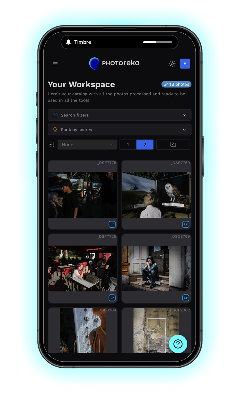Photoreka mobile app
